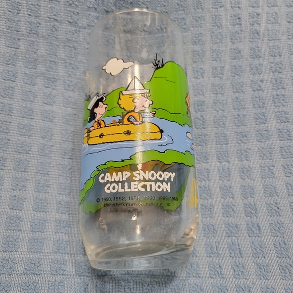 McDonald's Camp Snoopy Collection Schulz Peanuts Glass RATS! - Picture 2 of 7